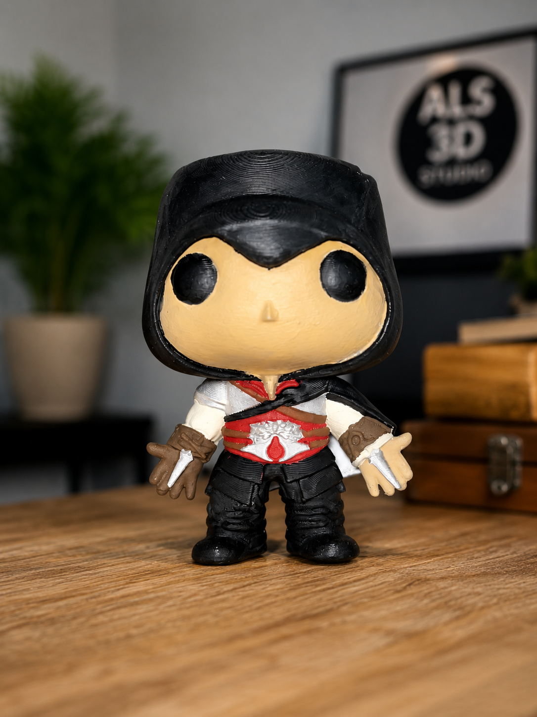 Figura personalizada inspirada en personaje de videojuego